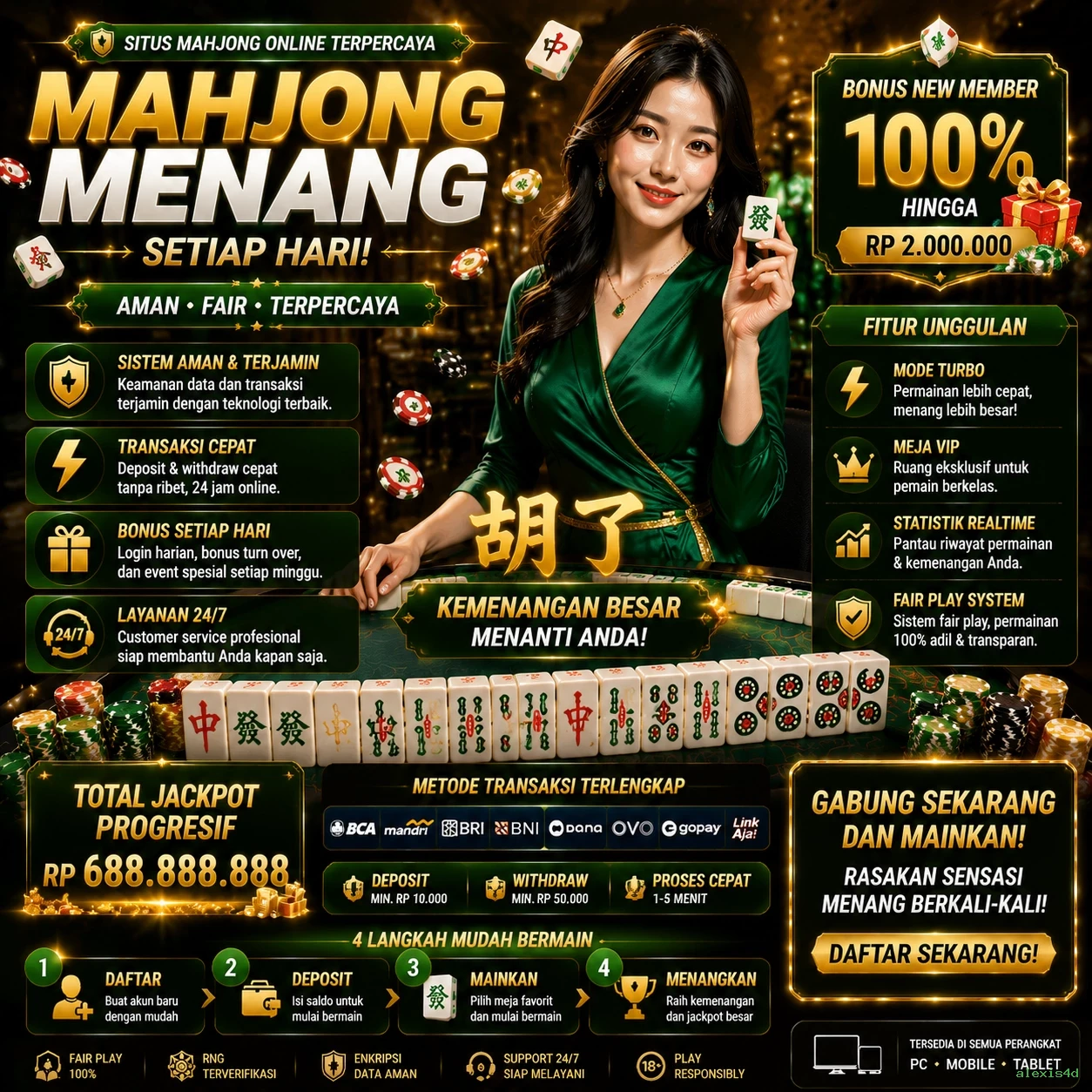 Ikon aplikasi alexis4d resmi
